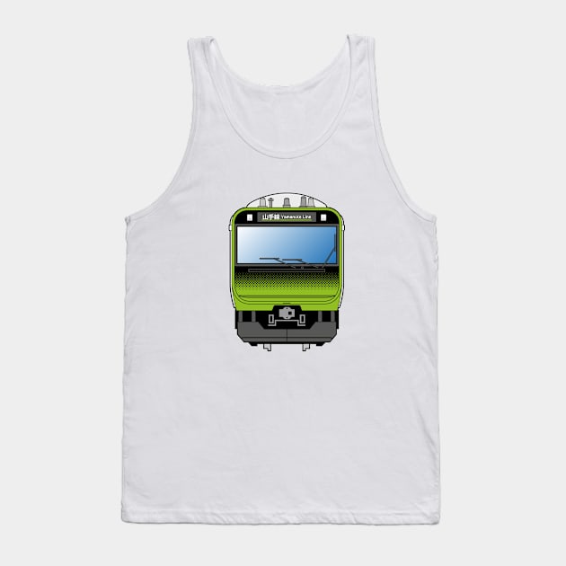 Tokyo Yamanote E235 Train Tank Top by conform